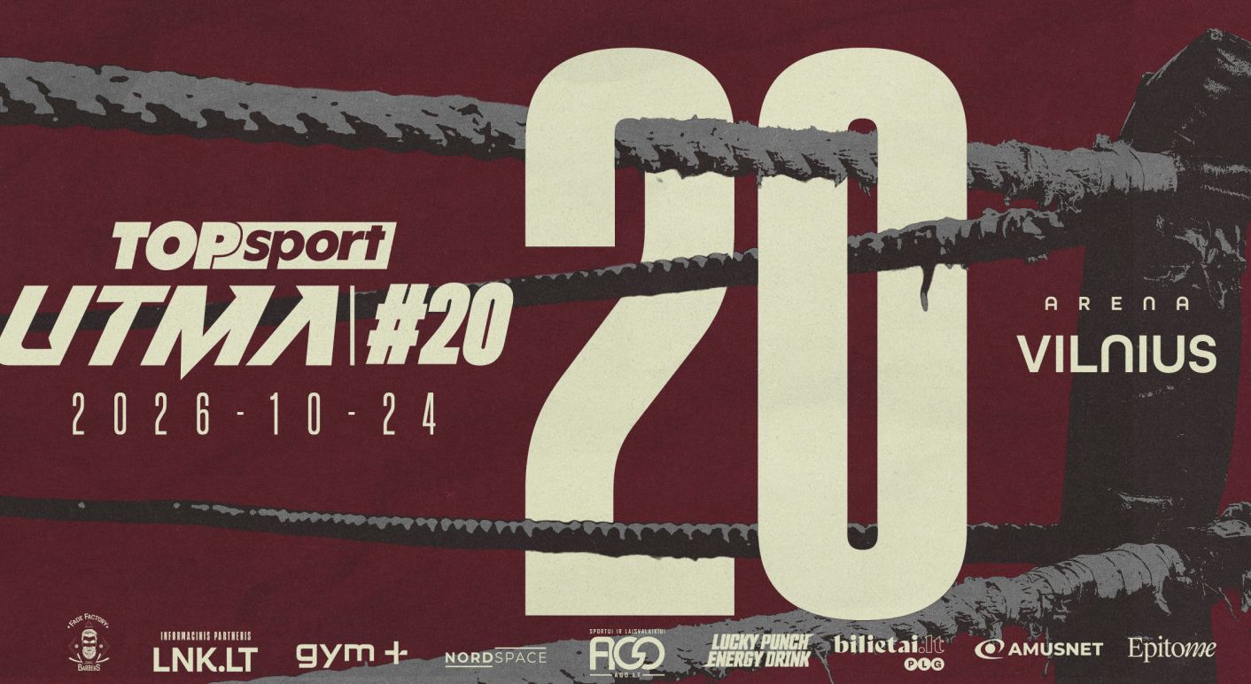 🥊 UTMA #20 turnyras tiesiogiai – Didžiausia Kovinio Sporto Akistata Lietuvoje