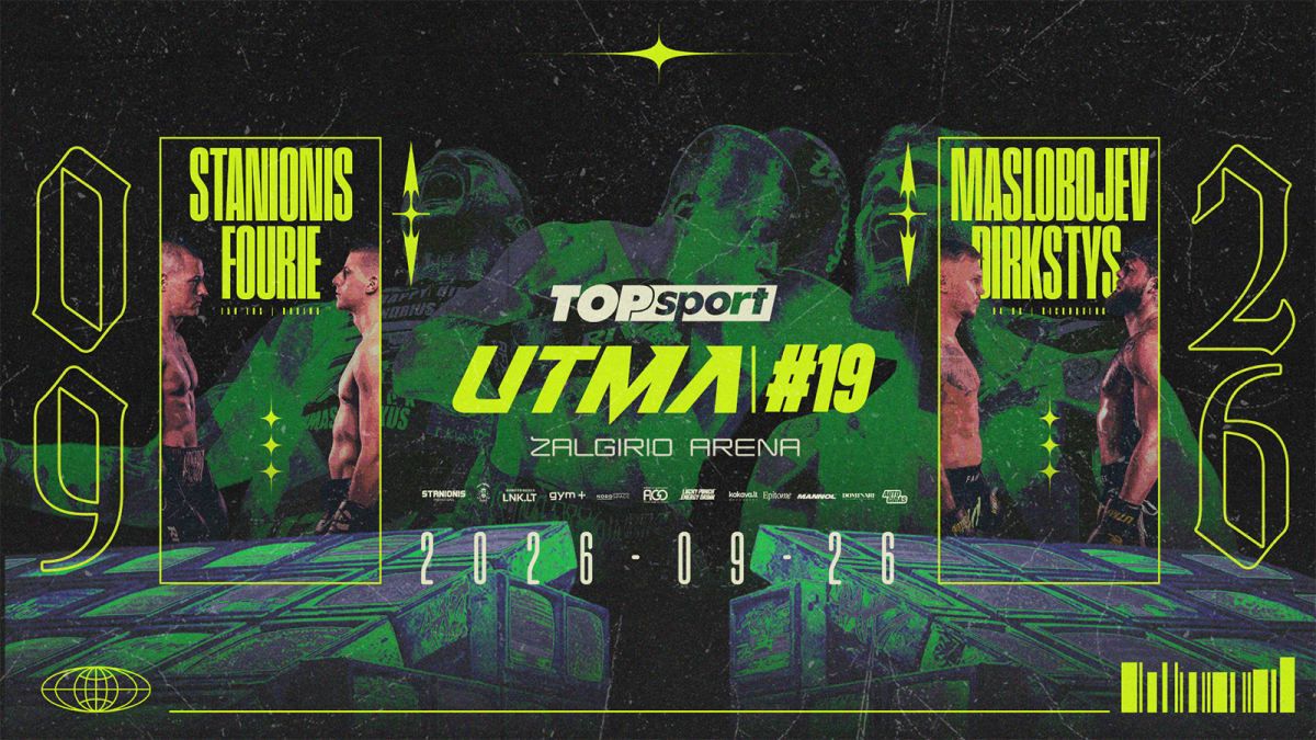 🥊 UTMA #19 turnyras tiesiogiai – Didžiausia Kovinio Sporto Akistata Lietuvoje